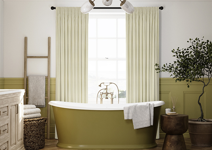 Nautical Stripes, Sand Dollar - Made to Measure Curtains - Image 3